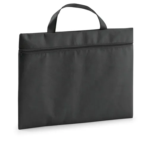 black KAYL. Maletín porta documentos en non-woven (80 g/m²)