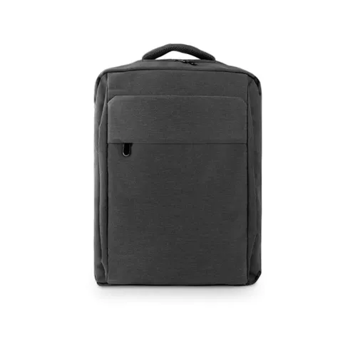 gris oscuro COVENTRY. Mochila para portátil totalmente acolchada en poliéster reciclado de alta densidad 300D y forro de poliéster reciclado 210D 15.6’