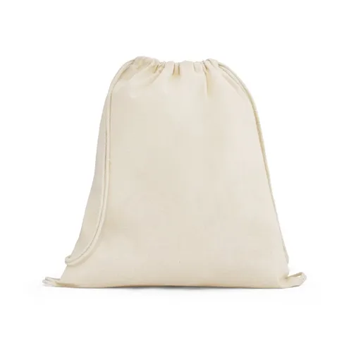 natural claro DAHAB. Bolsa tipo mochila 100% algodón (140 g/m²)