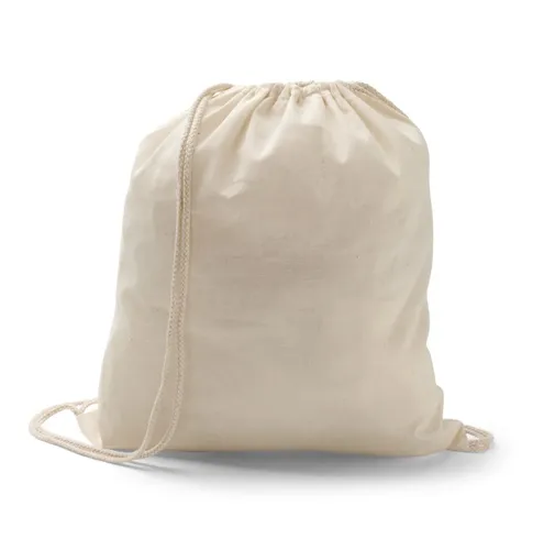 natural claro HANOVER. Mochila 100% algodón (103 g/m²)