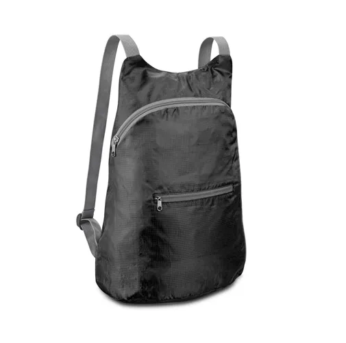 black BARCELONA. Mochila plegable 210D ripstop