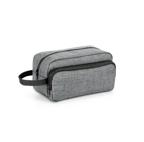 gray KEVIN. Neceser fabricado en poliéster 300D de alta densidad