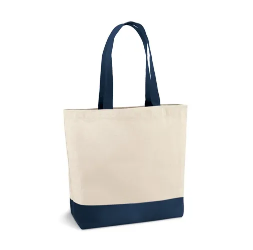 blue EDMONTON. Bolsa de lona 100% algodón (280 g/m²)