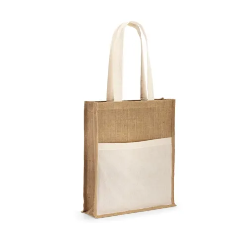 natural BRAGA. Bolso de yute (240 g/m²)