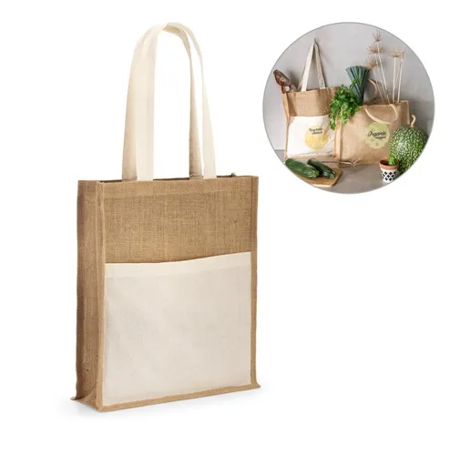 BRAGA. Bolso de yute (240 g/m²)
