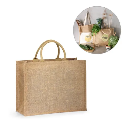 SHANTI. Bolso de yute (360 g/m²)