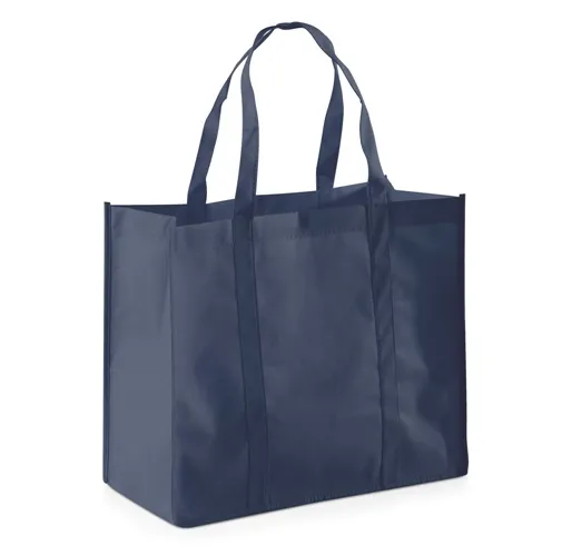 blue SHOPPER. Bolsa de no tejido (Non-woven 80 g/m²)