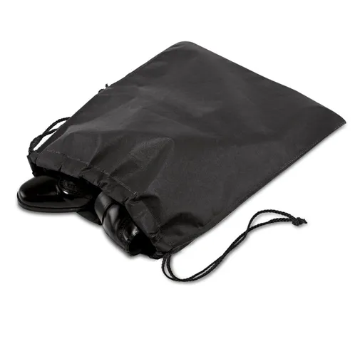 black GWENNO. Bolsa no tejida para zapatos (80 g/m²)
