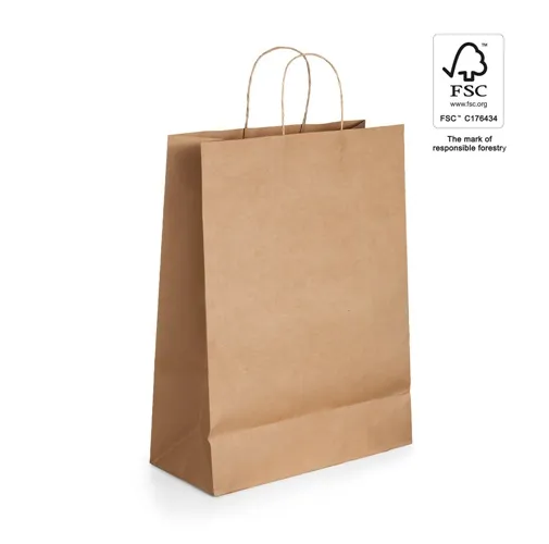 LEIA. Bolsa de papel kraft (115 g/m²)