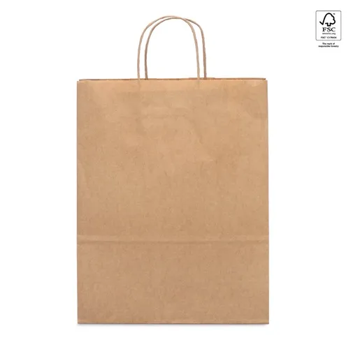natural ELLEN. Bolsa de papel kraft (115 g/m²)
