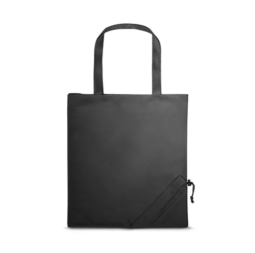 black SHOPS. Bolsa plegable 190T
