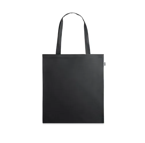 black MAPUTO. Bolsa 190T poliéster reciclado (100% rPET)