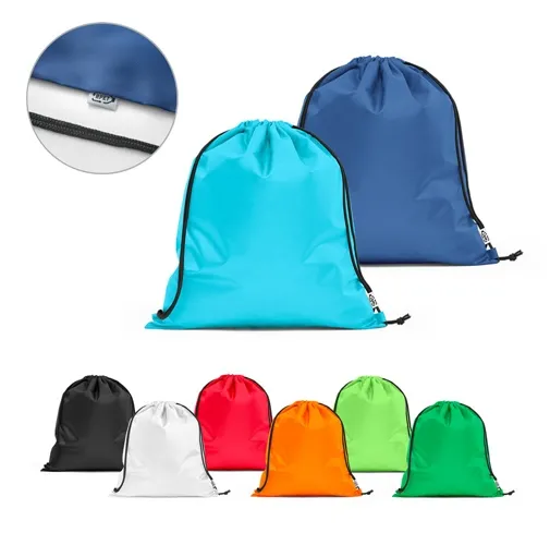 PEMBA. Bolsa tipo mochila en 190T poliéster reciclado (100% rPET)