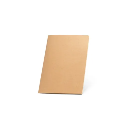 natural ALCOTT A5. Bloc de notas A5 con tapa de cartón (250 g/m²) y páginas lisas