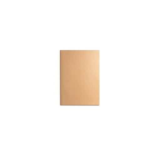 natural ALCOTT A6. Bloc de notas con tapa de cartón (250 g/m²) y páginas lisas