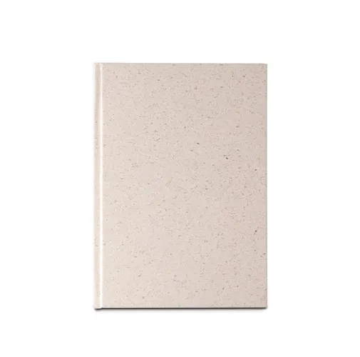 natural claro ORGANIC RIGID. Bloc de notas A5 con tapa dura de materia orgánica de elefante (80%)