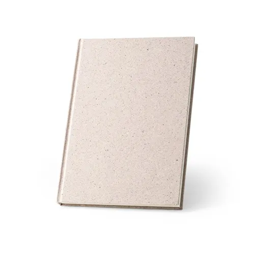 natural claro ORGANIC RIGID. Bloc de notas A5 con tapa dura de materia orgánica de elefante (80%)