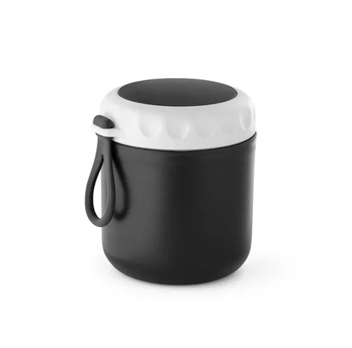 black SAMOURA. Contenedor térmico de PP de 380 mL