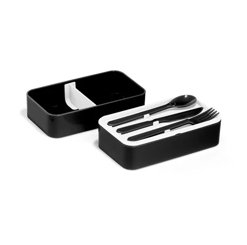 black BOCUSE. Fiambrer. Fiambrera de PP y PS de 680 mL