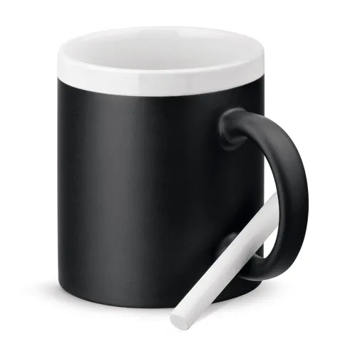 white CHALKIE. Taza de cerámica 360 mL