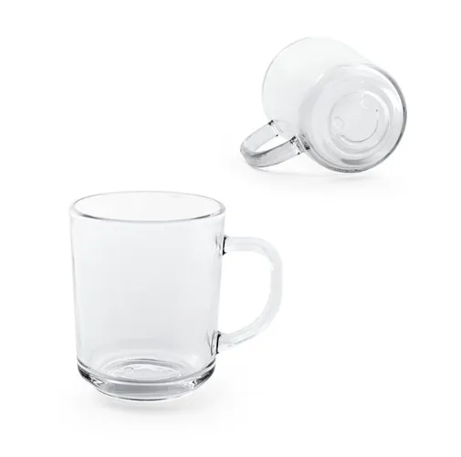 SOFFY. TAZA DE VIDRIO DE 230 ML