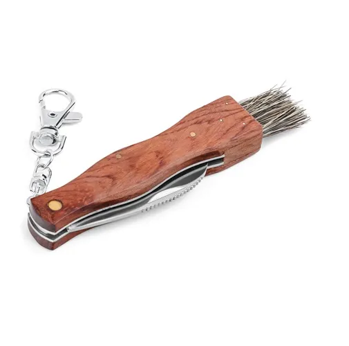 natural GUNTER. Navaja de bolsillo de acero inoxidable y madera