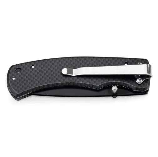 black ALICK. Navaja de bolsillo de acero inoxidable y metal