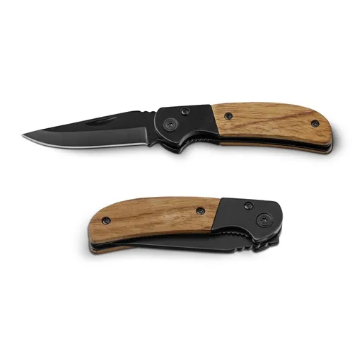 SPLIT. NAVAJA DE BOLSILLO DE ACERO INOXIDABLE Y MADERA