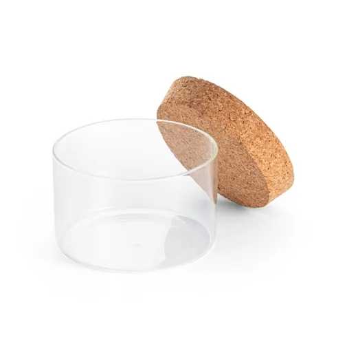natural SPICE 380. Botella de vidrio de borosilicato con tapa de corcho 380ml