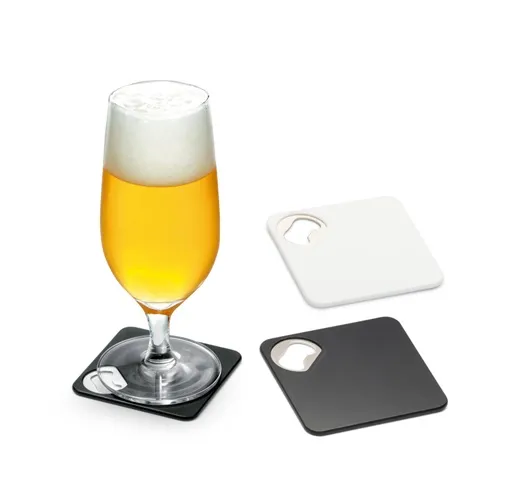 FUNFAYE. Posavasos de ABS con abrebotellas