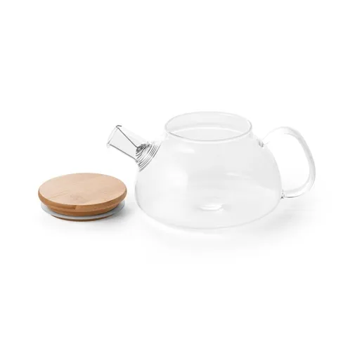 natural SNEAD. tetera de vidrio de borosilicato de 750ml