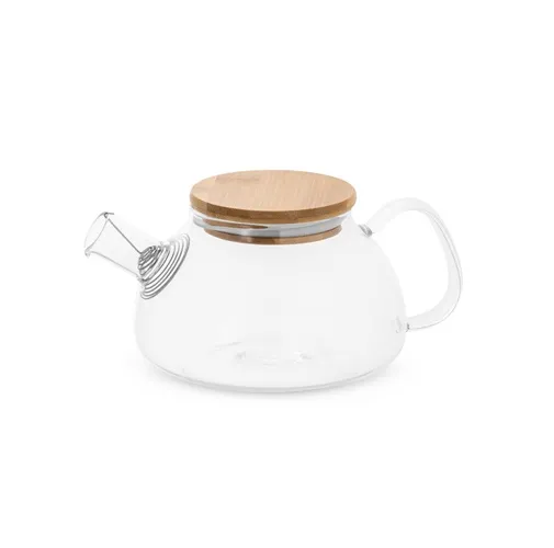 natural SNEAD. tetera de vidrio de borosilicato de 750ml