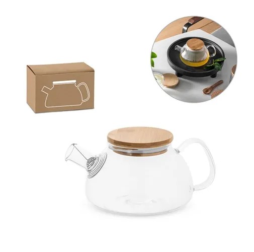 SNEAD. TETERA DE VIDRIO DE BOROSILICATO DE 750ML