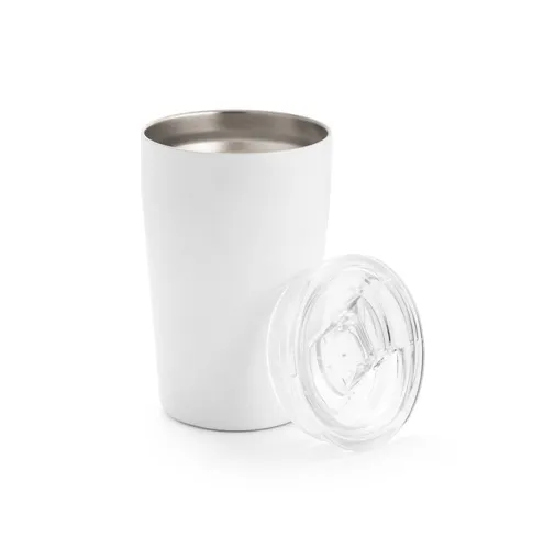 white SLIDER. Vaso de viaje de 380 mL
