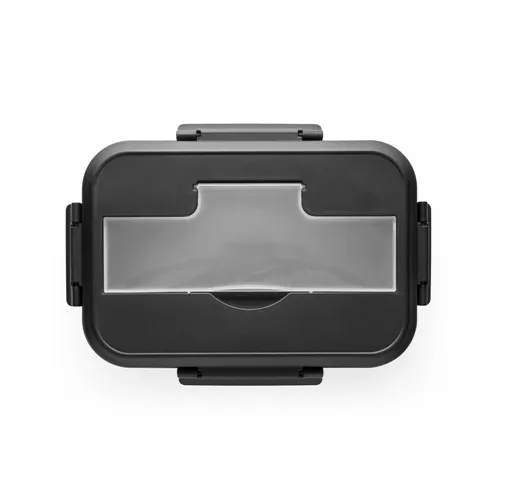 black PYRUS. Fiambrer. Caja hermética de PP de 1000 mL