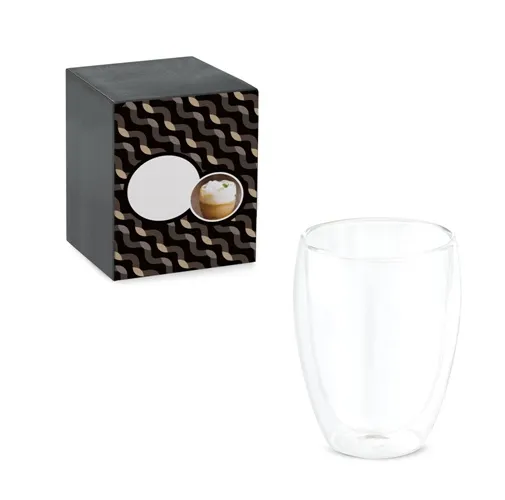 MACHIATO CUP. VASO DE VIDRIO BOROSILICATO 350 ML