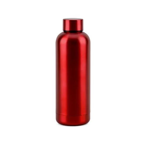 red ODIN METTALIC. Botella en acero inoxidable 90% reciclado 550 mL