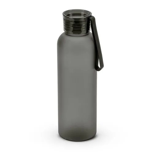 black RIO rPET. Botella de PET reciclado (100% rPET) con acabado mate 600 ml