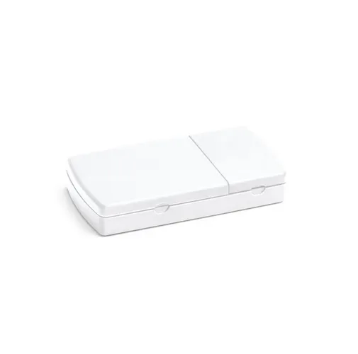 white NERO. Pastillero con 2 separadores
