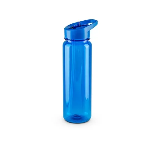 blue GILMORE. Botella deportiva de PET reciclado (100% rPET) con acabado translúcido brillante 750 ml