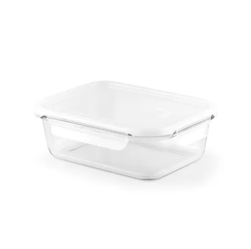 white QUORIN. Caja hermética de vidrio borosilicato 1 L