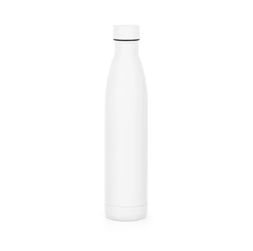 white RE-BUFFON XL. Botella de acero inoxidable de doble pared (90% reciclado)