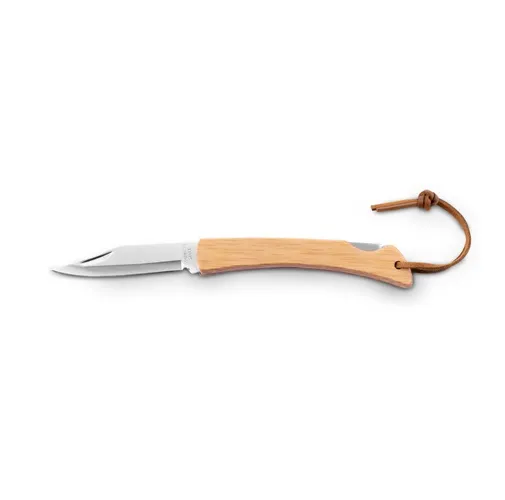 natural RANGER. Navaja de afeitar con hoja de acero inoxidable y mango de bambú