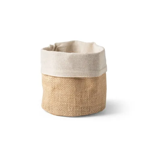 natural DUCASSE. Bolsa multiusos en yute (260g/m²) y algodón (120g/m²)