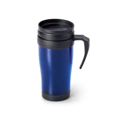 azul royal LIVE. Taza de viaje 420 mL