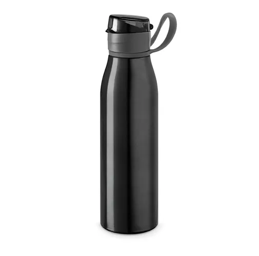 black KORVER. Botella deportiva de 650 mL