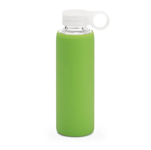 verde claro DHABI. Botella deportiva de 380 mL