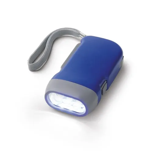 blue EDDIE. Linterna Dynamo con 3 leds