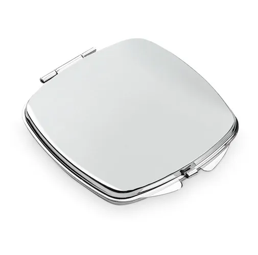 cromado SHIMMER. Espejo compacto metálico