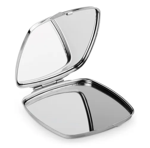 cromado SHIMMER. Espejo compacto metálico